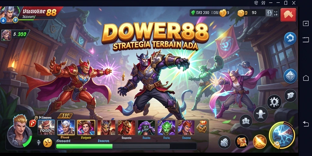Tampilan gameplay DOWER88 yang menarik dan penuh tantangan.