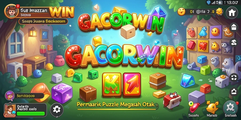 Tampilan gameplay menarik dari GACORWIN dengan teka-teki yang menantang.