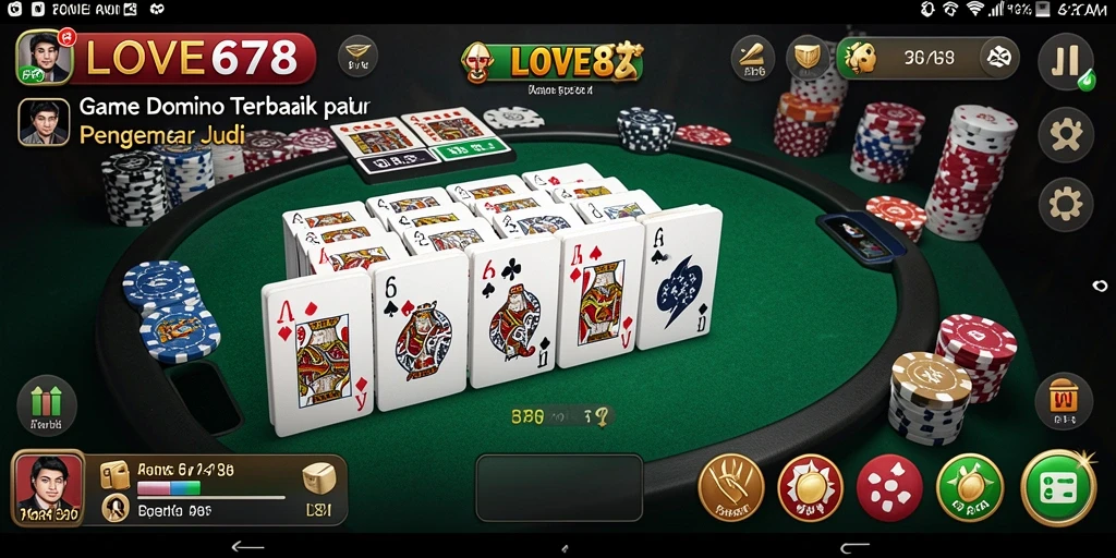 Screenshot gameplay Domino yang menarik dan penuh tantangan.