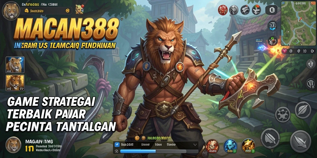 Tampilan gameplay MACAN388 yang seru dan strategis.