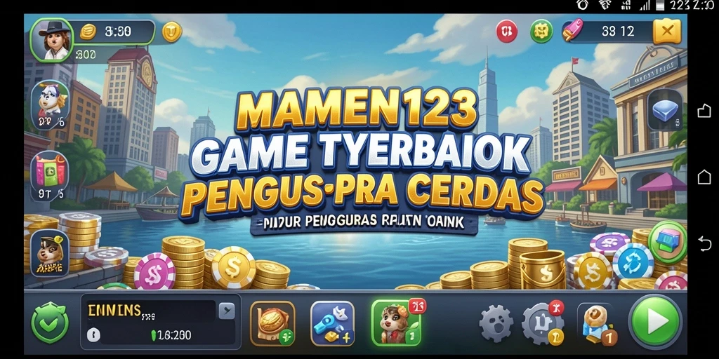 Gameplay seru dengan strategi membangun bisnis di MAMEN123.