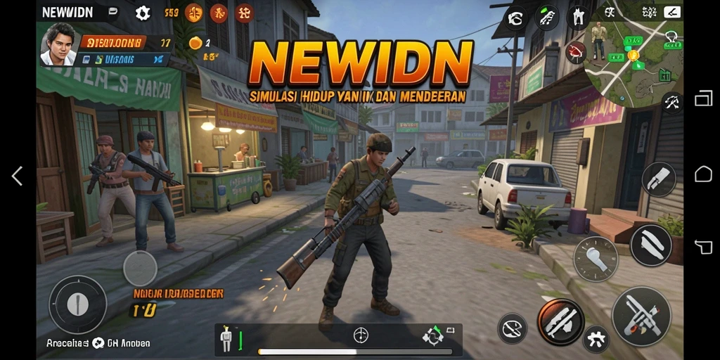Tampilan gameplay <strong>NEWIDN</strong> yang menarik dan interaktif.
