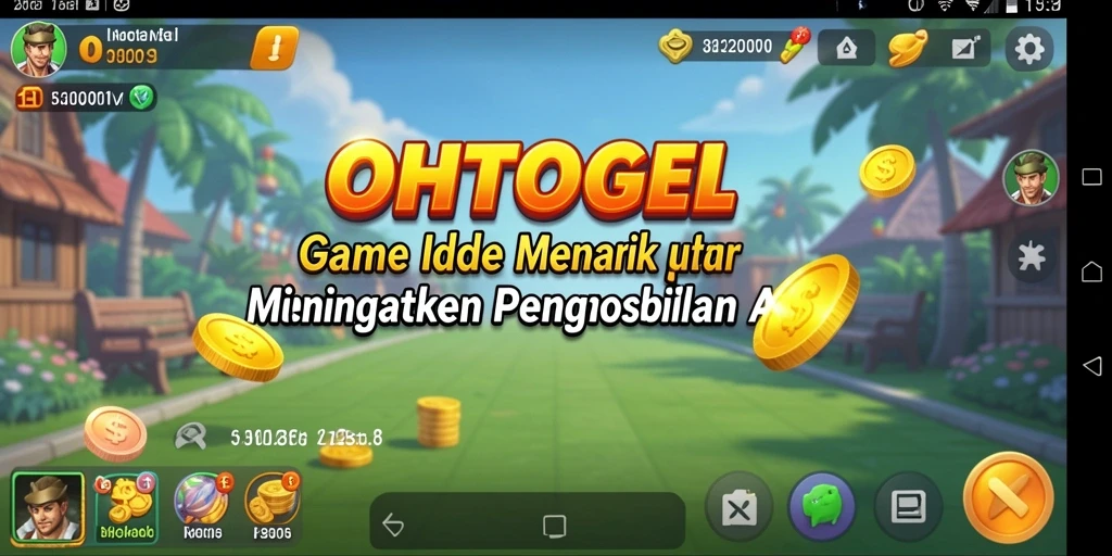 Screenshot OHTOGEL menampilkan gameplay Idle yang menyenangkan dan menarik.