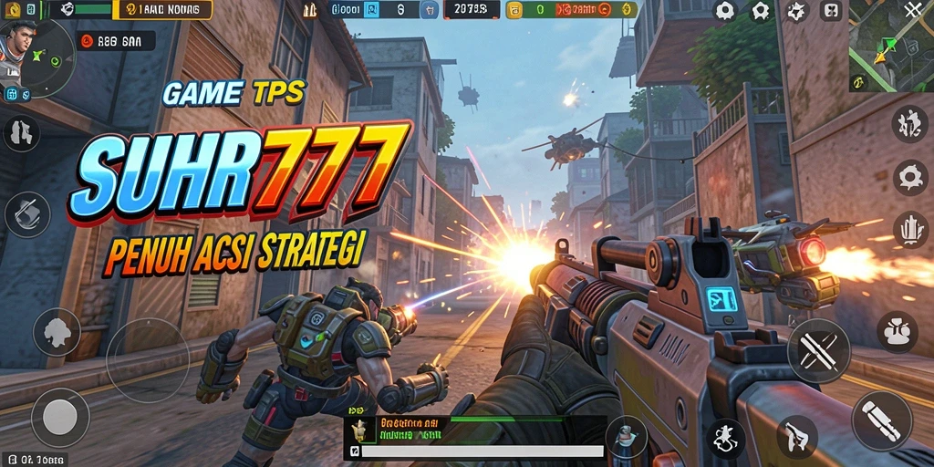 Tangkapan layar gameplay SUHU777 yang menggambarkan aksi TPS yang mendebarkan.